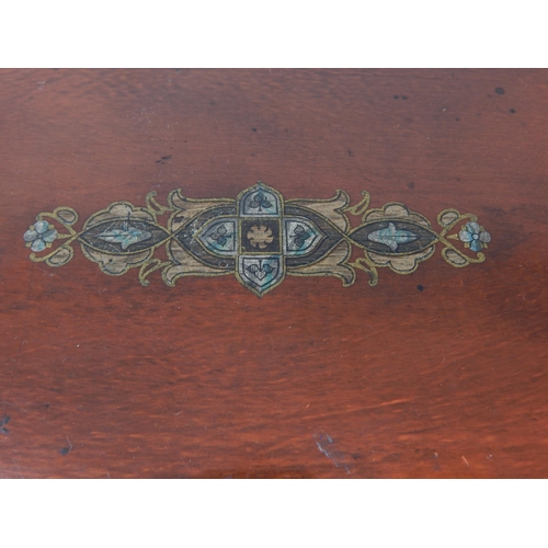 464 - 19th Century Swiss Musical Box Playing Four Airs, Working When Catalogued in Inlaid Wooden Case: Mea... 