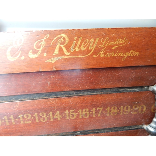 472 - Riley Mahogany Snooker Score Board