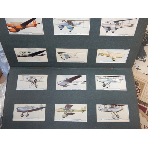 473 - Large Quantity of Cigarette Card Sets, Albums etc together with a quantity of postcards