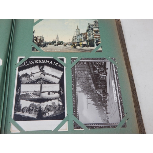 477 - An Early 20th Century Postcard Album containing Mainly Topical Postcards