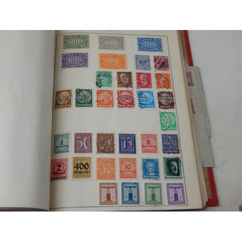 99K - Mova Leaf Stamp Album together with further Ace, Triumph & Other Albums Containing a Huge Quantity o... 