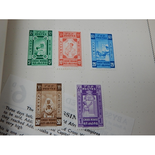 99K - Mova Leaf Stamp Album together with further Ace, Triumph & Other Albums Containing a Huge Quantity o... 