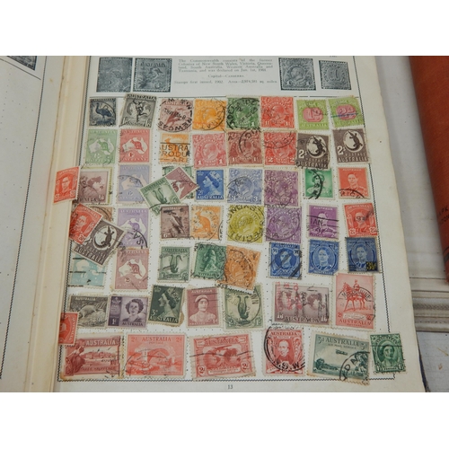 99K - Mova Leaf Stamp Album together with further Ace, Triumph & Other Albums Containing a Huge Quantity o... 