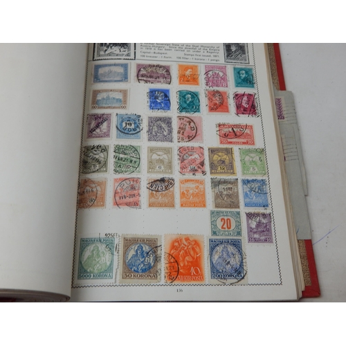 99K - Mova Leaf Stamp Album together with further Ace, Triumph & Other Albums Containing a Huge Quantity o... 