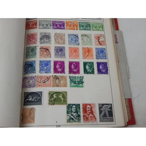 99K - Mova Leaf Stamp Album together with further Ace, Triumph & Other Albums Containing a Huge Quantity o... 