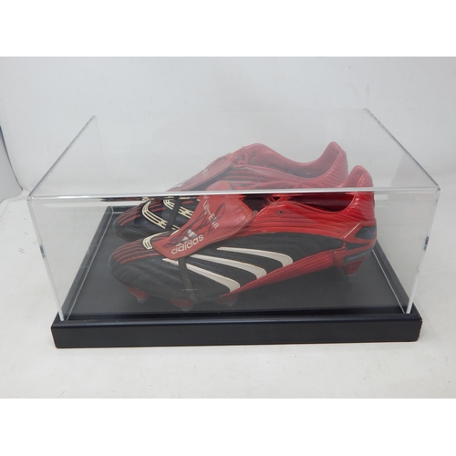 483 - STEVEN GERRARD: Signed Match Play Football Boots: Addidas Predator Absolute. Lilly Ella (His Eldest ... 