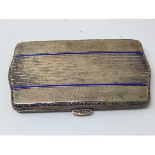 99S - A Small Collection of Silver Including a Stirrup Cup, Cigarette Case, Pill Box, Folding Photograph F... 