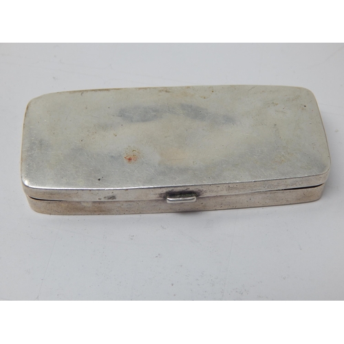 99S - A Small Collection of Silver Including a Stirrup Cup, Cigarette Case, Pill Box, Folding Photograph F... 