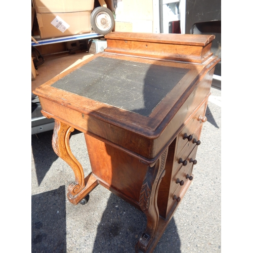 499C - Victorian Davenport Desk in need of some tlc