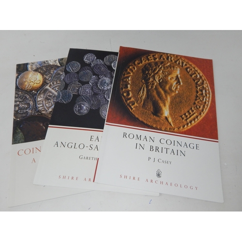 92 - A Large Quantity of Roman & Ancient Coins contained in two coin albums together with reference books... 