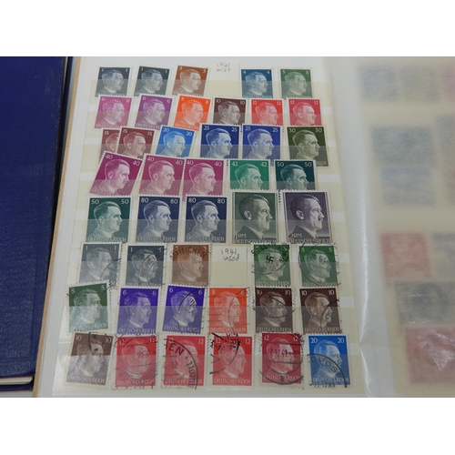 98 - Academy Stamp Album together with a further album of 19th Century & later German stamps: Sorting wil... 