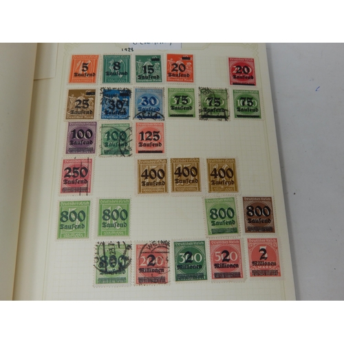 98 - Academy Stamp Album together with a further album of 19th Century & later German stamps: Sorting wil... 