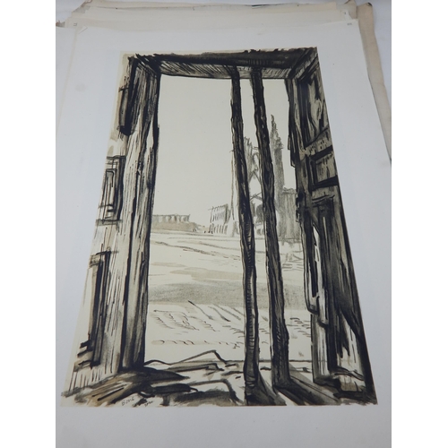 340 - WWI: A 1918 Folio of War Drawings by Muirhead Bone b.1876-d.1953