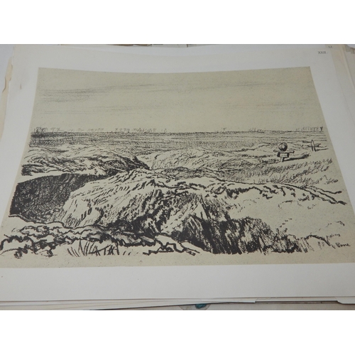 340 - WWI: A 1918 Folio of War Drawings by Muirhead Bone b.1876-d.1953