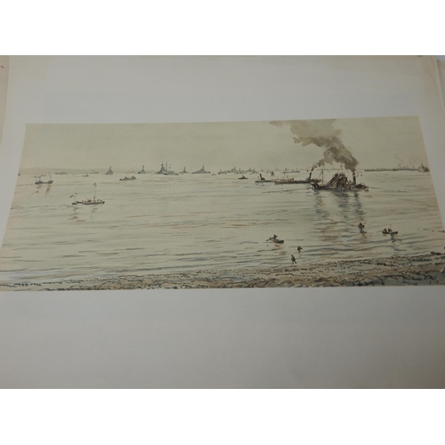 340 - WWI: A 1918 Folio of War Drawings by Muirhead Bone b.1876-d.1953