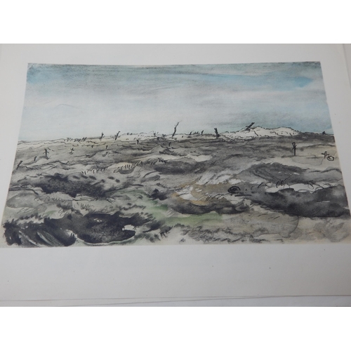 340 - WWI: A 1918 Folio of War Drawings by Muirhead Bone b.1876-d.1953