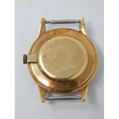 157 - 9ct Yellow Gold Ladies Tissot Manual Wind Wristwatch: Working when catalogued: Gross weight 9.3g