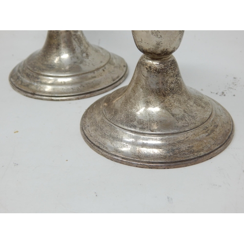 172 - A Pair of Gorham Sterling Silver Candlesticks