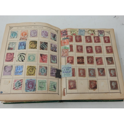 84 - The Lincoln Stamp Album containing a huge collection of GB & World stamps from 1840+ including Penny... 