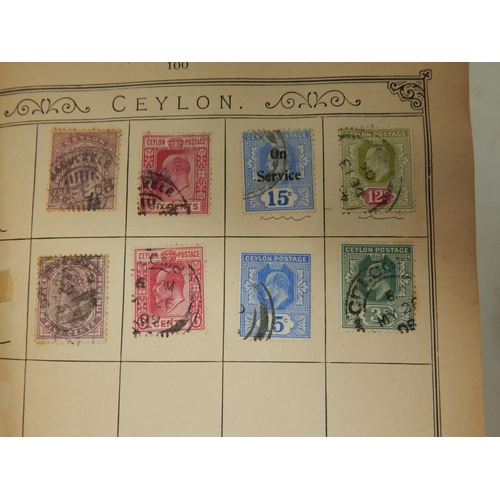 84 - The Lincoln Stamp Album containing a huge collection of GB & World stamps from 1840+ including Penny... 