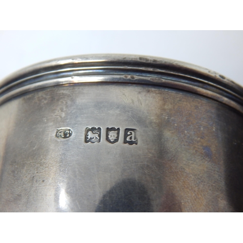 173 - Large Victorian Silver 5 Section Collapsible Beaker in Original Leather Case: Hallmarked London 1896... 