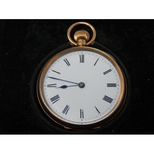 174 - Victorian 9ct Gold Ladies Top Wind Pocket Watch by J. Cameron, Kilmarnock with Three Piece Hinged Ca... 