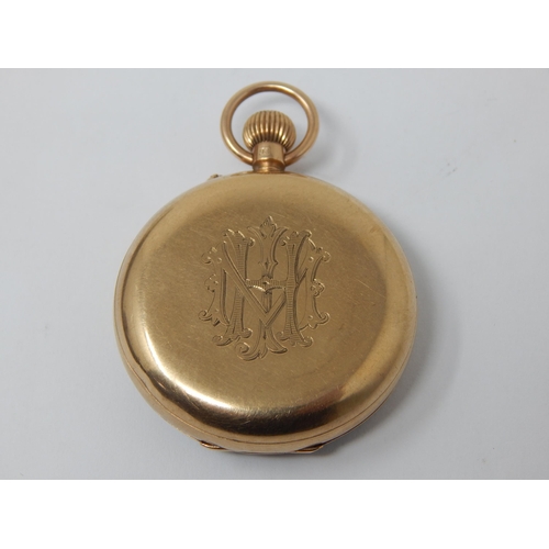 174 - Victorian 9ct Gold Ladies Top Wind Pocket Watch by J. Cameron, Kilmarnock with Three Piece Hinged Ca... 