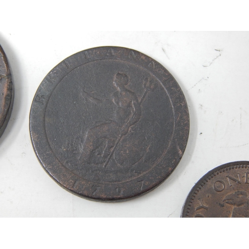 80 - Birmingham Union Copper Company One Penny Token 1812 Overstruck 