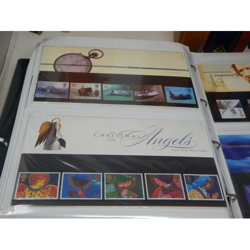 74 - 4 x Albums containing in excess of 200 Royal Mail Mint Stamp Packs together with 2 Further Albums of... 