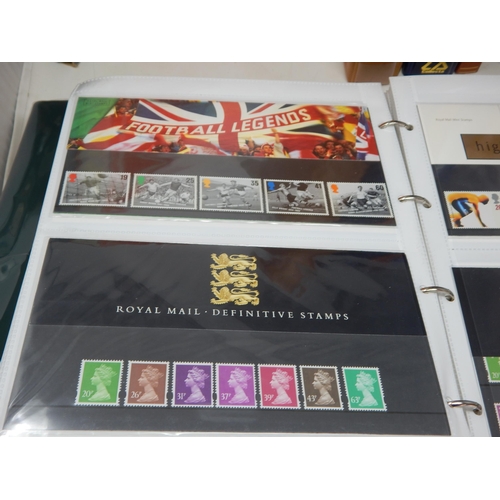 74 - 4 x Albums containing in excess of 200 Royal Mail Mint Stamp Packs together with 2 Further Albums of... 