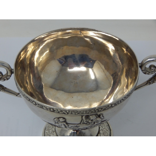 184 - An Early 19th Century Russian Silver Twin Handled Cup & Cover, Peter Moller, St Petersburg 1829. Ass... 