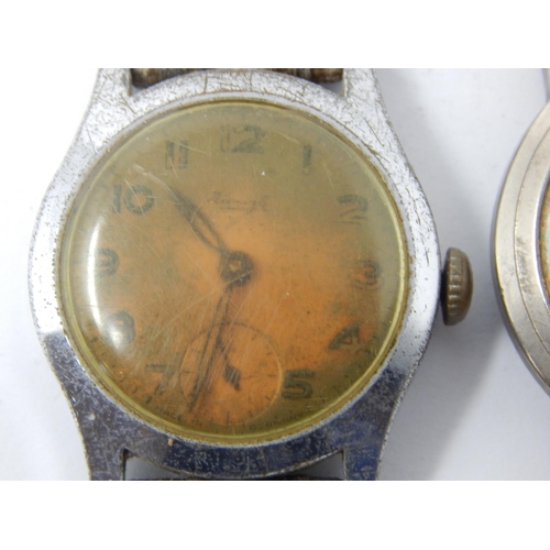 199 - Vintage Gentleman's TUDOR Oyster Wristwatch together with two further vintage wristwatches A/F