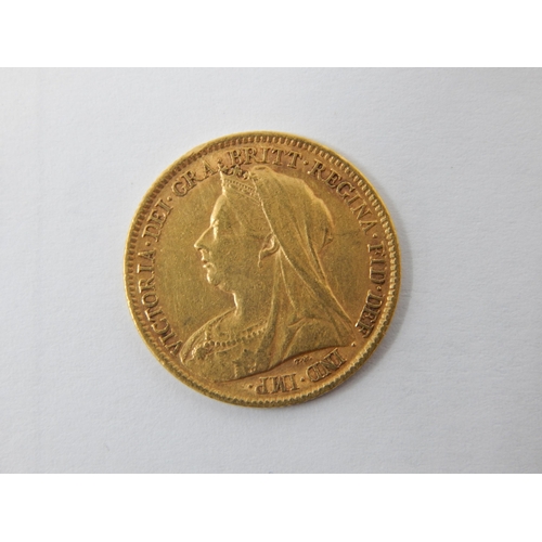 66 - Queen Victoria Gold Half Sovereign 1898