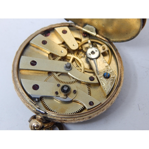 20 - Small Gold Pocket Watch approx 14ct Gold, Gross 32.44g