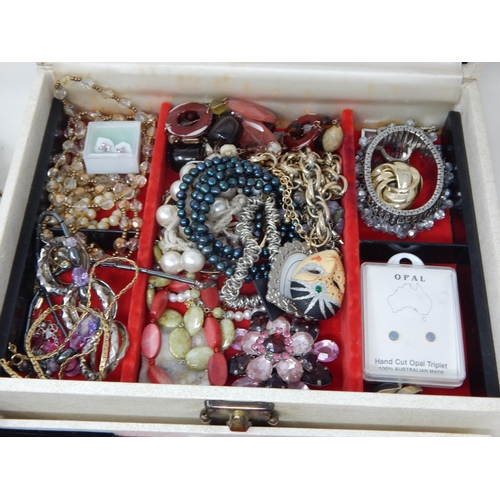 61 - A large collection of costume jewellery