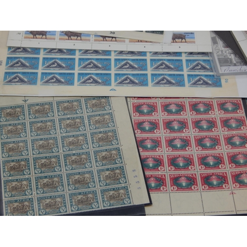 60 - Huge collection of South Africa stamps in Mint Sheets, blocks, etc including some early issues with ... 