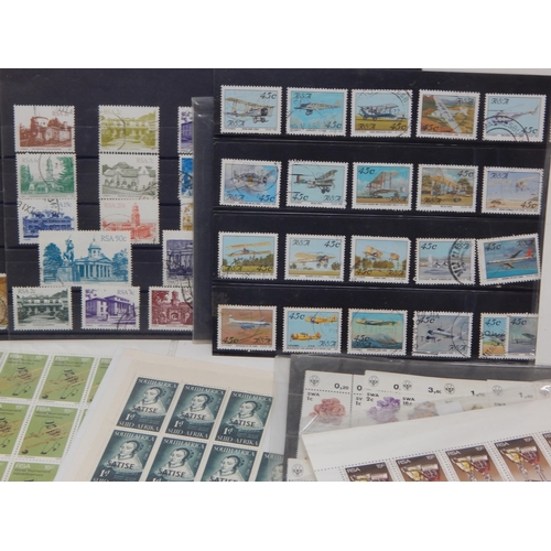 60 - Huge collection of South Africa stamps in Mint Sheets, blocks, etc including some early issues with ... 