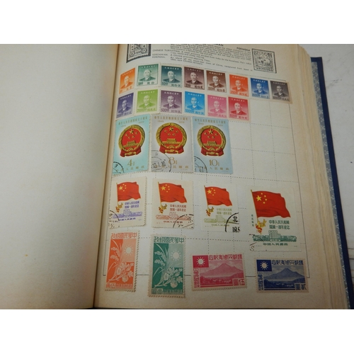 64K - A Vintage Album containing a quantity of GB & World Stamps Including China together with an album of... 