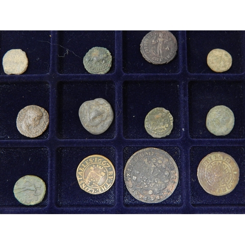 99I - A Tray Containing a Quantity of Ancient Coinage (34)