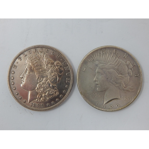 99K - USA Silver Dollars: 1885 / 1922