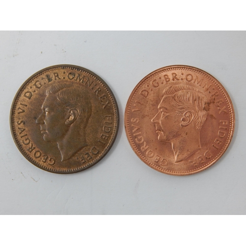 99L - KGVI Penny's 1951: V/F  & on right possible replica