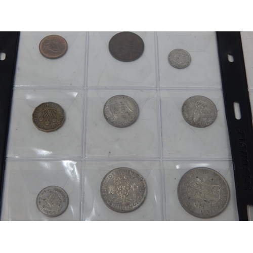 99O - KGVI Sets 1941/1943: Each containing 9 Coins Including Silver