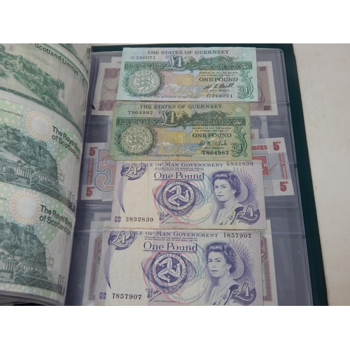 99R - An Album Containing a Large Amount of British Banknotes including £1 Notes (£120) £5 Notes (£15) £10... 