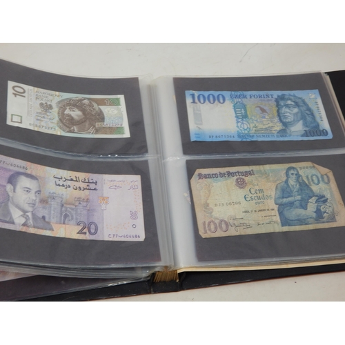 99S - An Album Containing a Quantity of World Banknotes