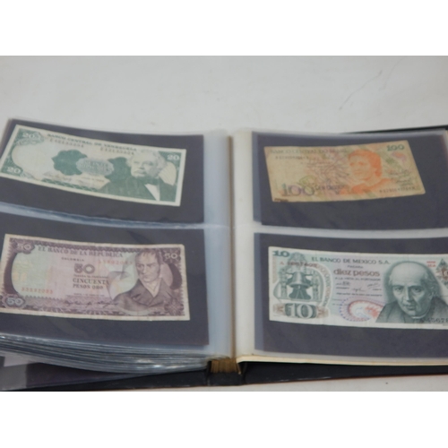 99S - An Album Containing a Quantity of World Banknotes