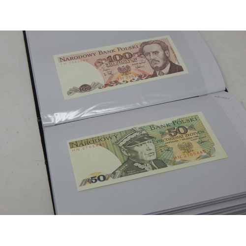 99T - 4 x Albums Containing a Quantity of World Banknotes