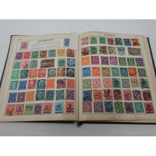 93 - The Victory Stamp Album containing a collection of Great Britain & World stamps: Sorting will reward