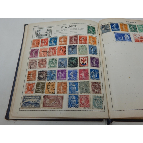 93 - The Victory Stamp Album containing a collection of Great Britain & World stamps: Sorting will reward