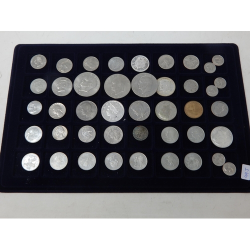 A Tray Containing a Quantity of USA Coinage (43)