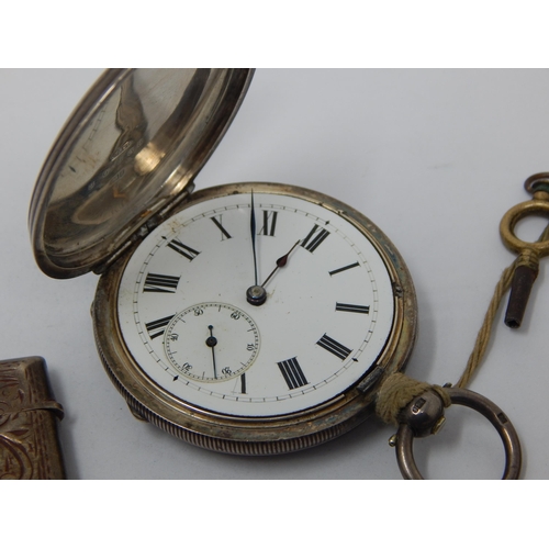 142 - A Quantity of Hallmarked Silver Including a George III Silver Vinaigrette, Full Hunter Pocket Watch ... 